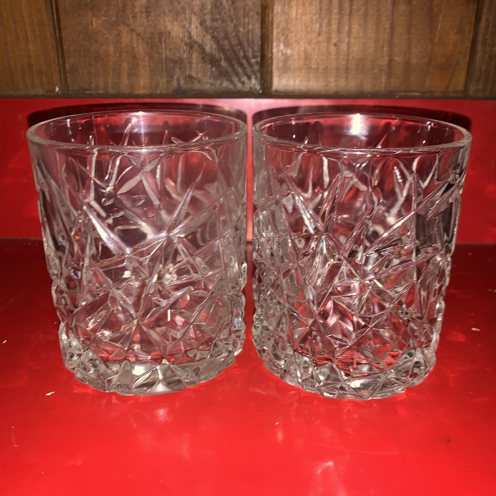 Set Of 4” EAPG Glass Tumblers